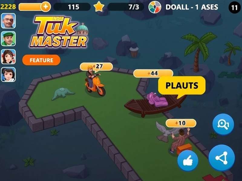 India Tuk Master Game Screenshot